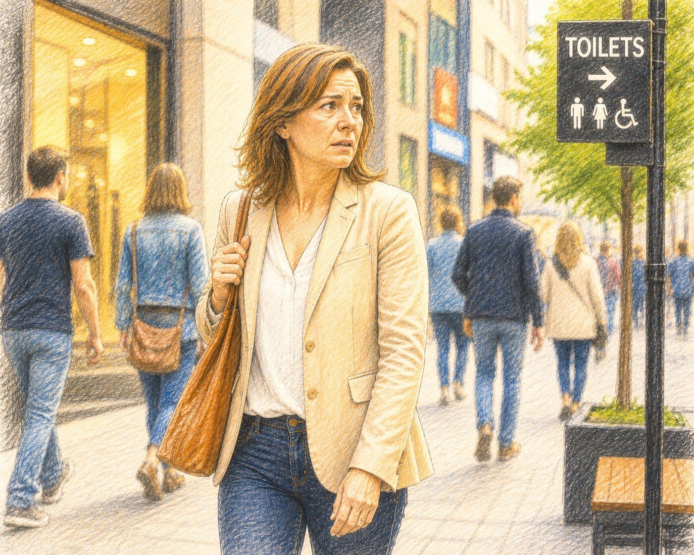 worried about needing toilet Fear of Needing the Toilet When Out - worried about needing toilet